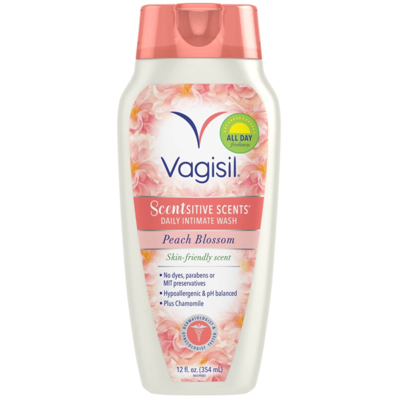 Vagisil Daily Intimate Wash, Peach Blossom - 12 Oz - Image 2