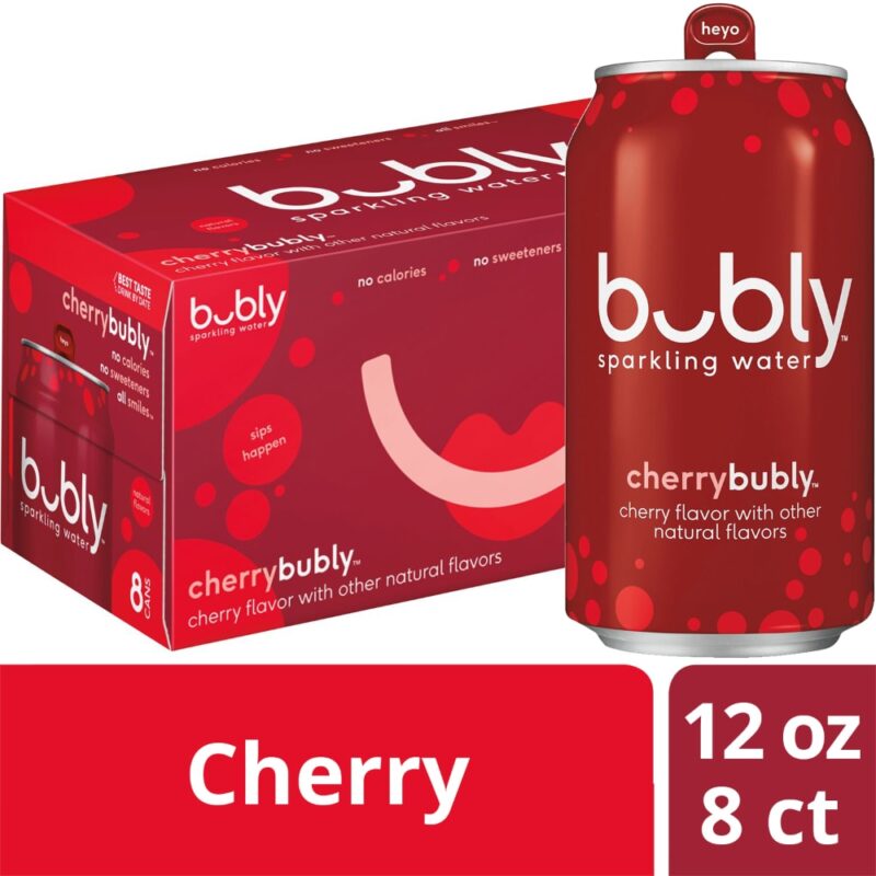Bubly Cherry Sparkling Water 12 Oz C - Image 6