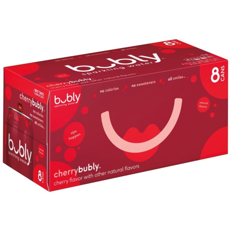 Bubly Cherry Sparkling Water 12 Oz C - Image 2