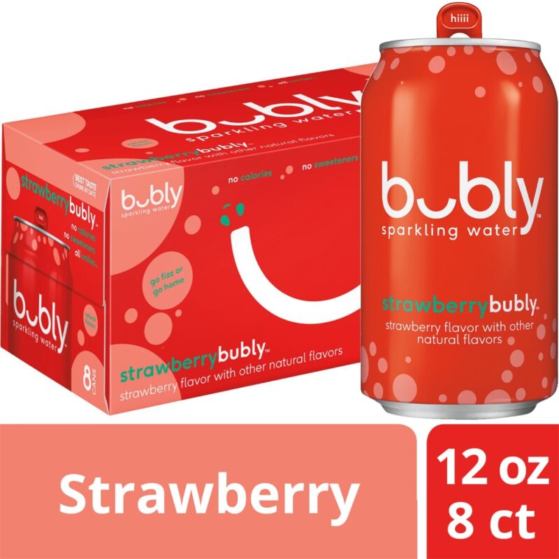 Bubly Sparkling Water Strawberry - 8ct - Image 6