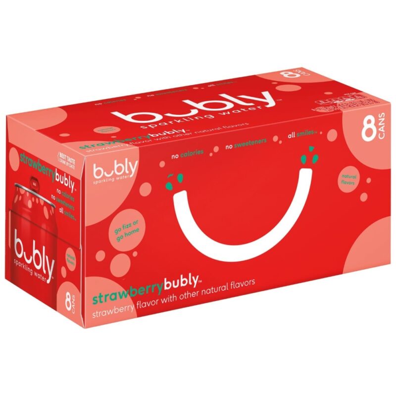 Bubly Sparkling Water Strawberry - 8ct - Image 2