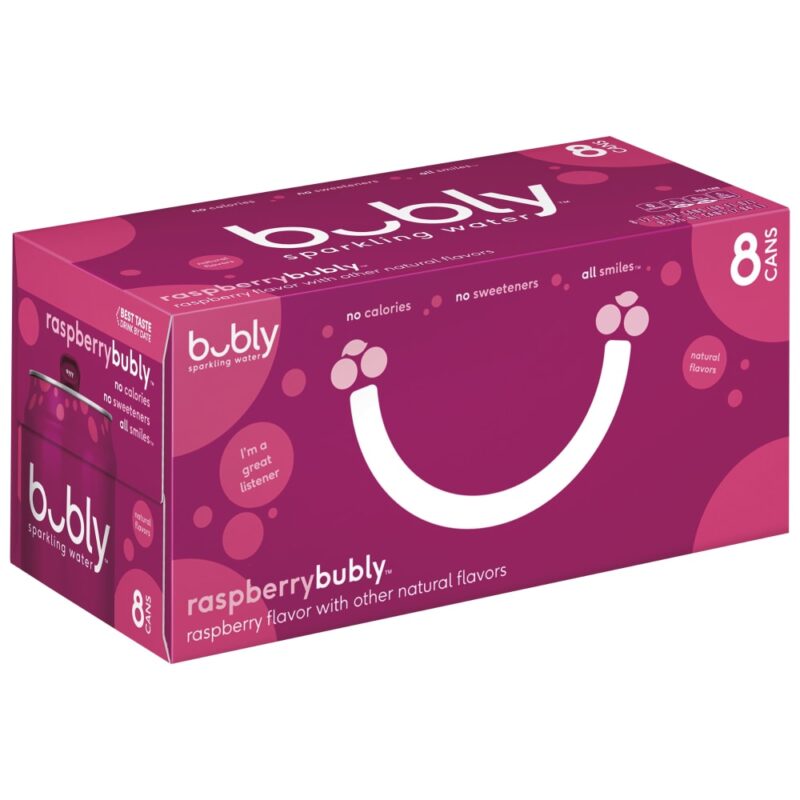 Bubly Raspberry Sparkling Water - Image 6