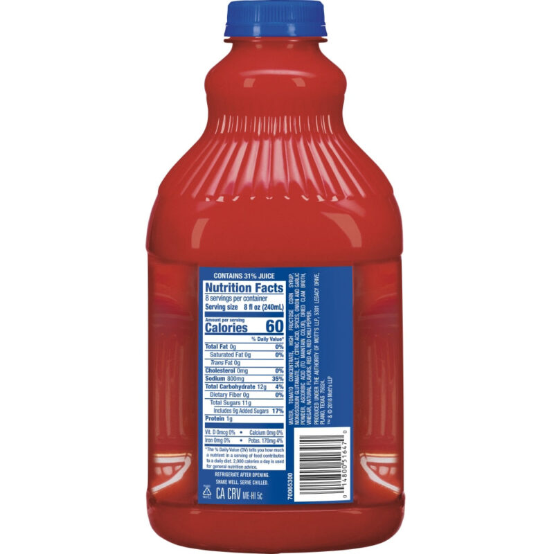Clamato Original Tomato Cocktail, 64 Oz - Image 2