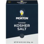 Morton Coarse Kosher Salt, 48 Oz