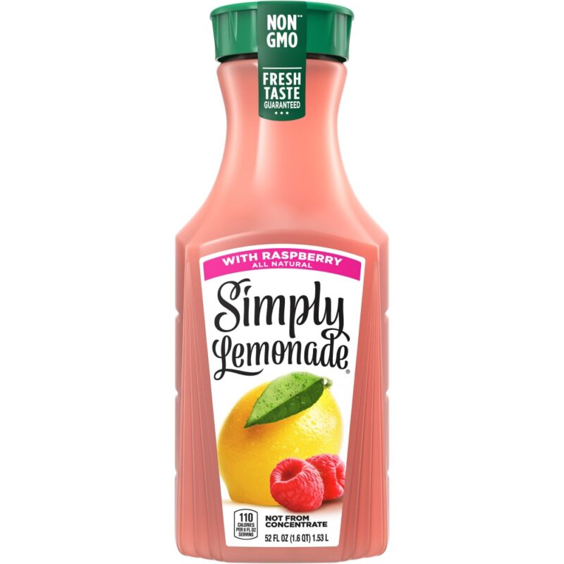 Simply Lemonade with Raspberry, 52 fl oz - Image 6