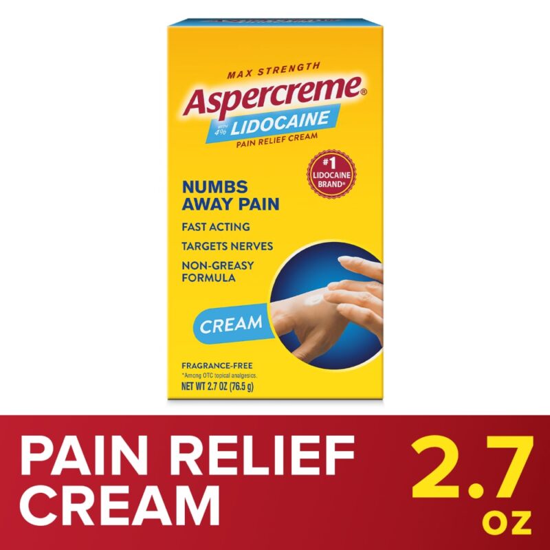 Aspercreme Lidocaine Pain Relieving Creme, 2.7 OZ - Image 6