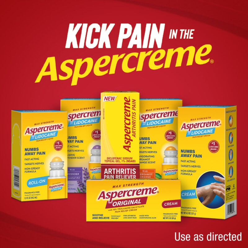 Aspercreme Lidocaine Pain Relieving Creme, 2.7 OZ - Image 4