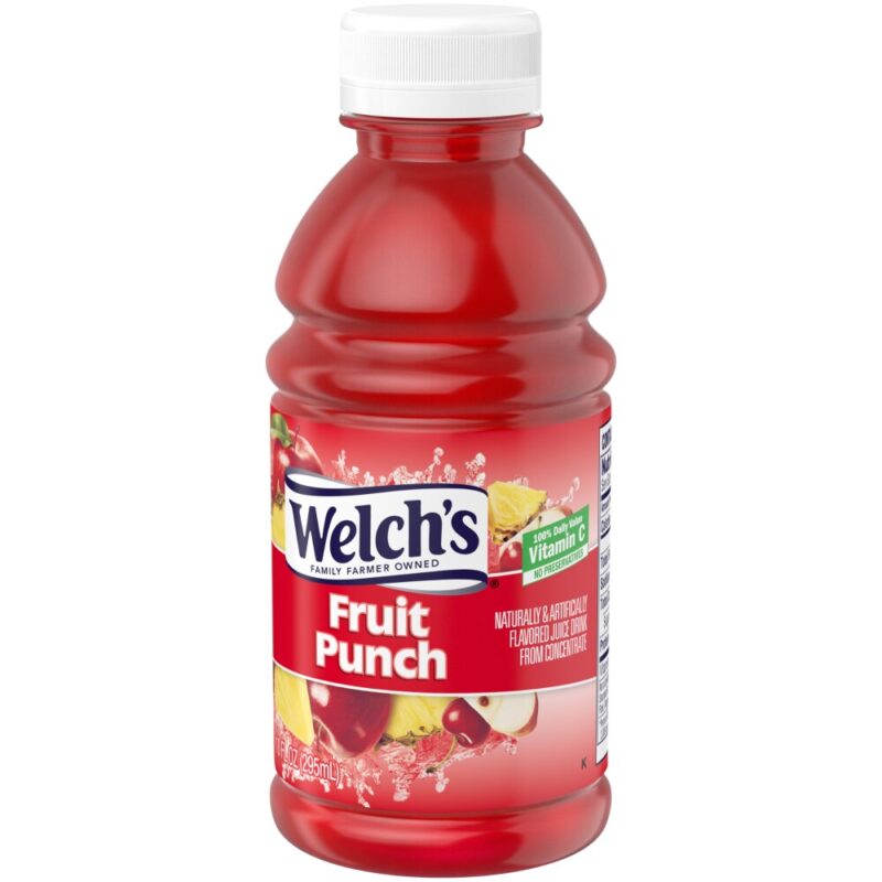 Welch's Plastic Fruit Punch Drink, 10 Fluid Ounce - Image 3