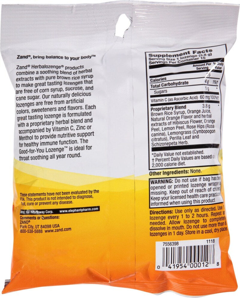 Zand Orange C, Zesty Orange, Lozenges, 15 lozenges - Image 3