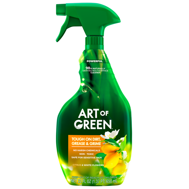 Art Of Green Citrus & White Flowers Multi Purpose Cleaner Spray - 22 Oz - Image 2