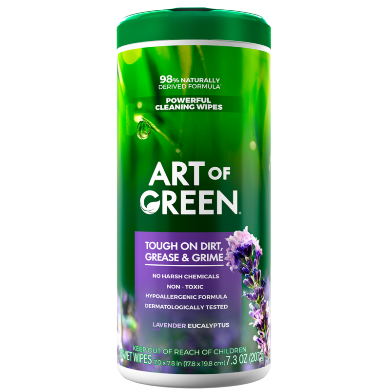 Art Of Green Citrus White Flowers Cleaning Wipes - 35 Ct - Image 2