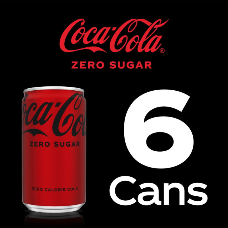 Coke Zero Sugar Diet Soda Pop Soft Drink - Image 4