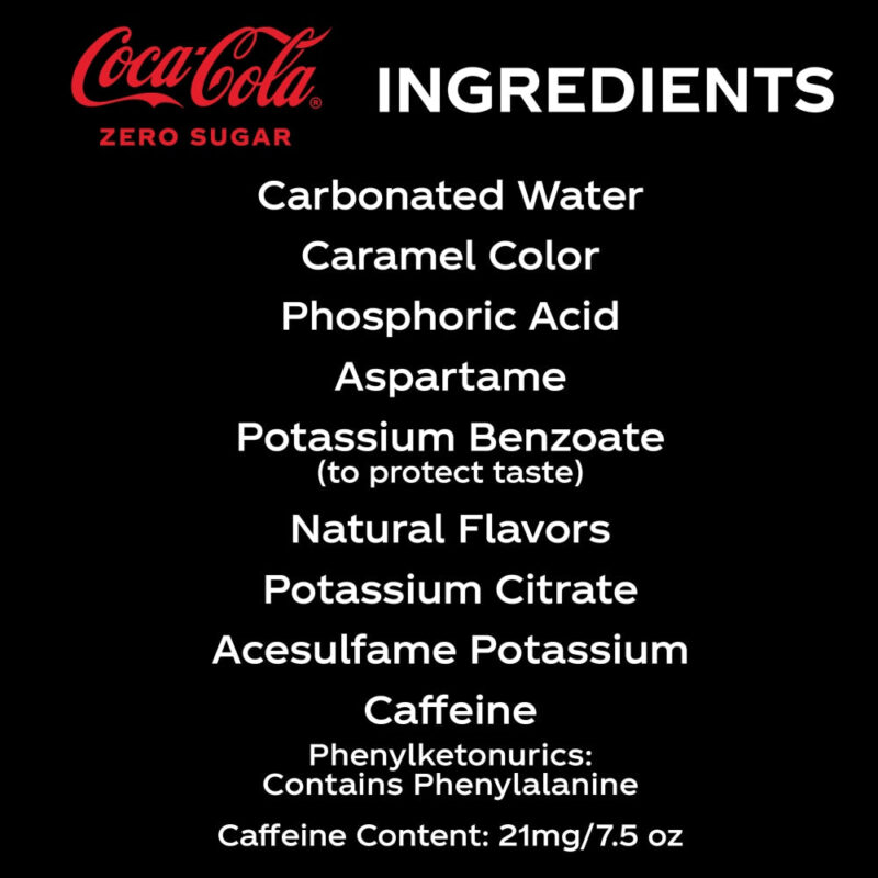 Coke Zero Sugar Diet Soda Pop Soft Drink - Image 3