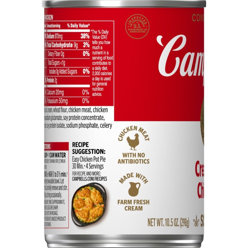 Campbell's, Cream of Chicken Condensed Soup - Image 9