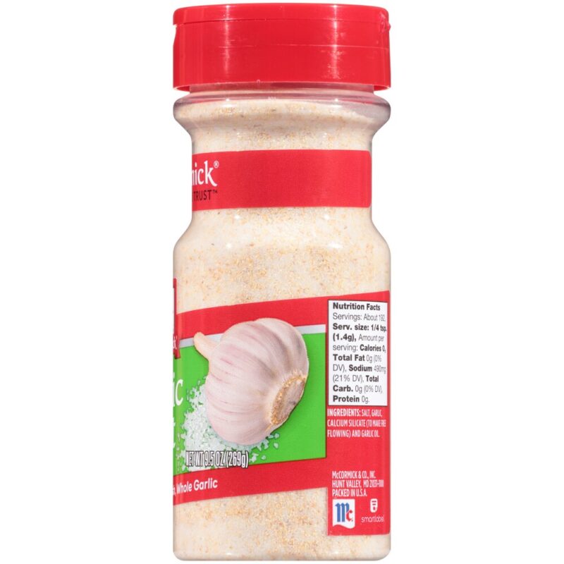 McCormick Garlic Salt, 9.5 oz - Image 5