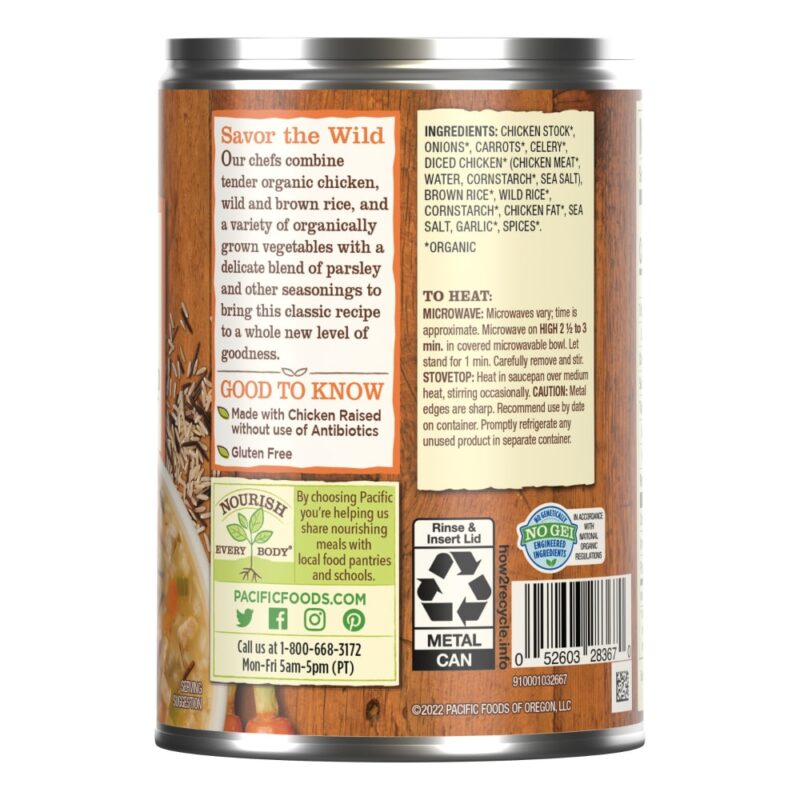 ORGANIC CHICKEN & WILD RICE SOUP - Image 2