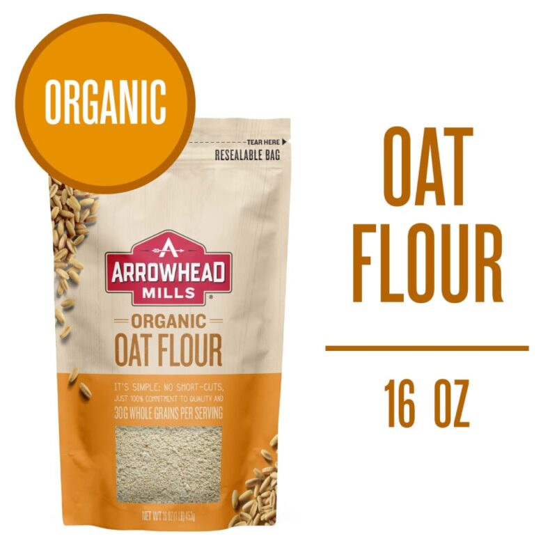 Arrowhead Mills Organic Oat Flour, 16 oz - Image 6