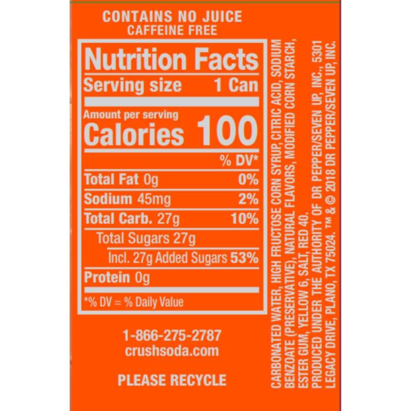 Crush Orange 6 Pk - 7.5 Oz - Image 4