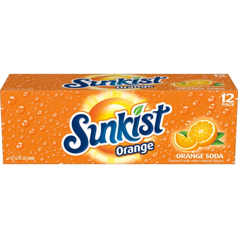 Sunkist Orange Soda - 12 Ct 12 Fl Oz - Image 2