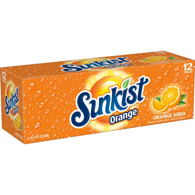 Sunkist Orange Soda - 12 Ct 12 Fl Oz - Image 4