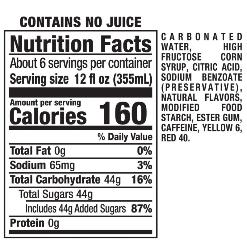 Sunkist Orange Soda - 2 Lt - Image 4