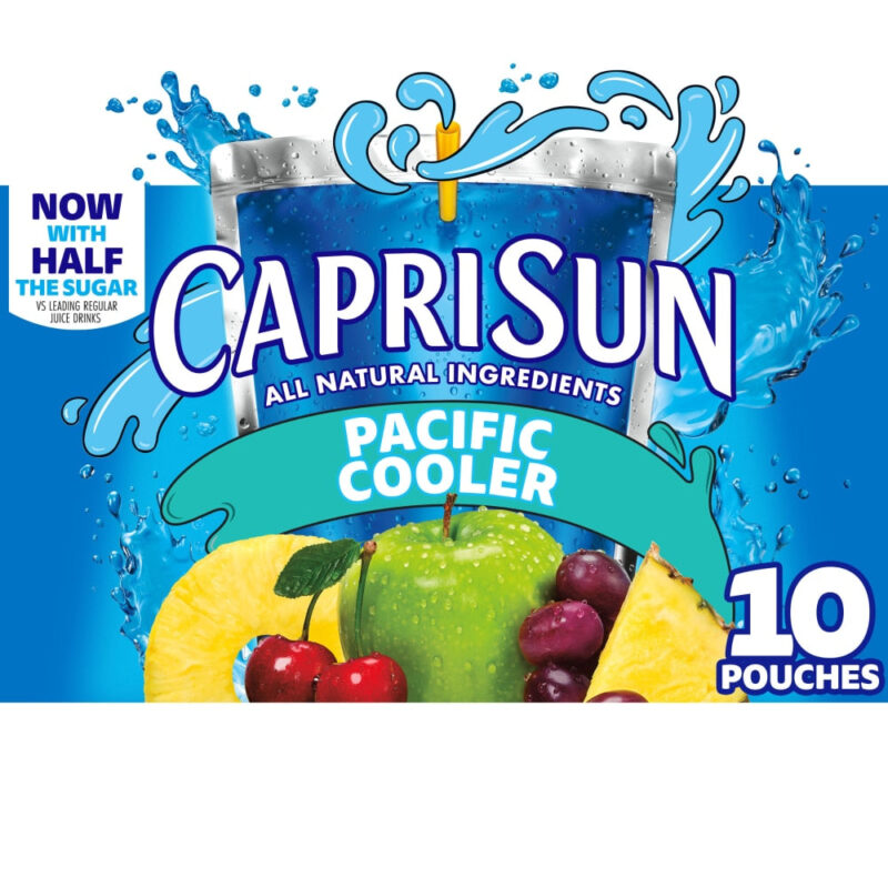 Capri Sun Pacific Cooler Mixed Fruit Juice Box Pouches, 10 ct Box, 6 fl oz Pouches - Image 6