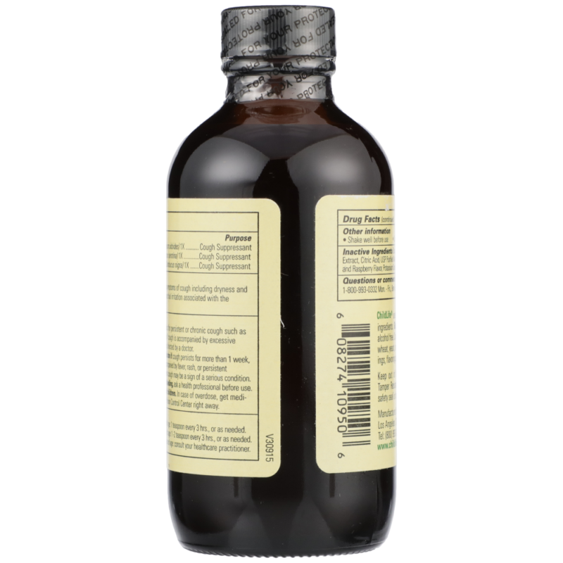 ChildLife Cough Syrup, Formula 3, Natural Berry Flavor, 4 fl oz (188.5 ml) - Image 2