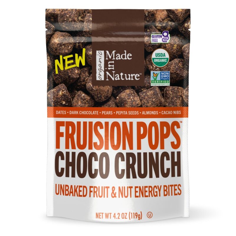 Made in Nature, Organic Figgy Pops, Choco Crunch Supersnacks - Image 3