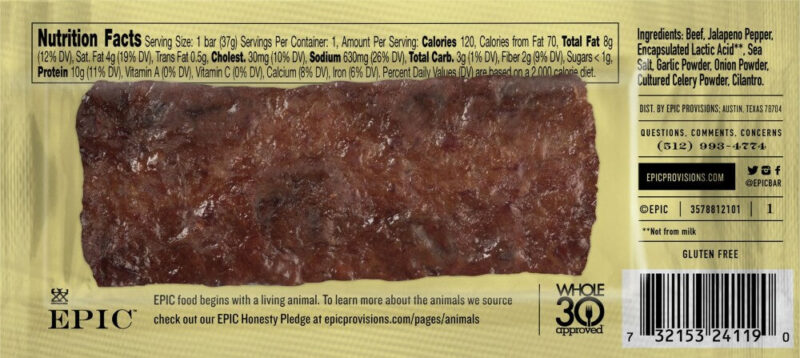 BEEF JALAPENO BAR - Image 2