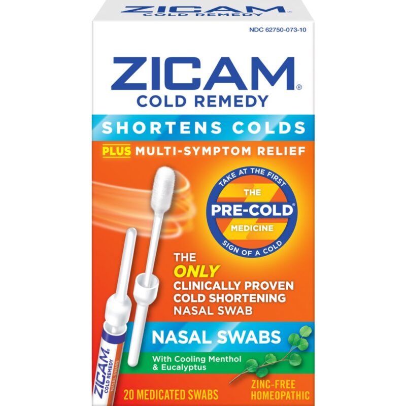 Zicam Cold Remedy, Medicated Nasal Swabs, 20 swabs - Image 6