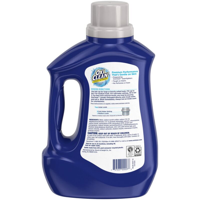 OxiClean High Def Clean Free & Clear Liquid Laundry Detergent - Image 3