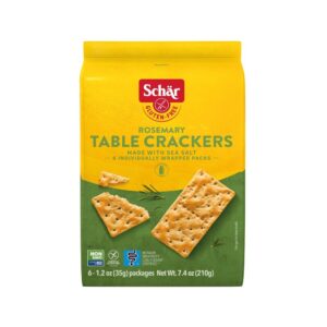 Schar Rosemary Table Crackers, 7.4 Oz
