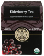 Buddha Teas Organic Elderberry Tea, 18 Tea Bags