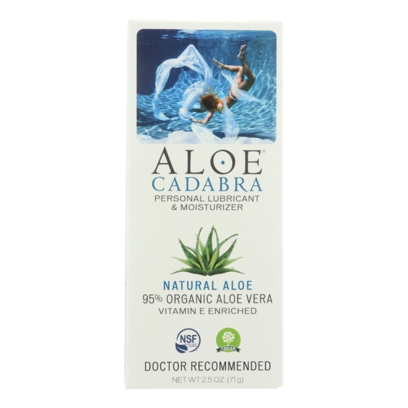 Aloe Cadabra Personal Lubricant And Moisturizer, Natural Aloe - 2.5 Oz - Image 6