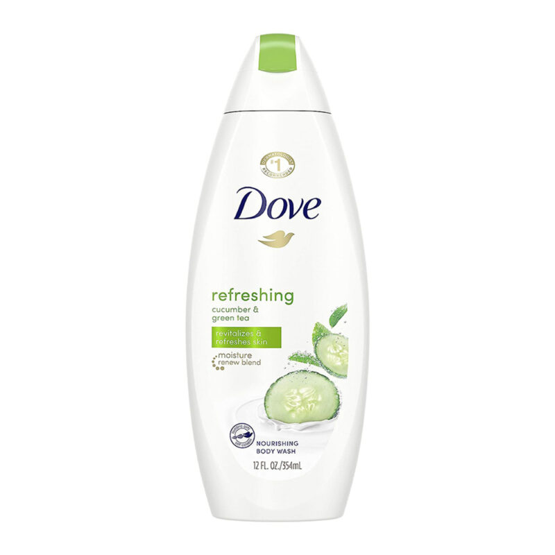 Dove Body Wash, Cool Moisture, Cucumber & Green Tea Scent, 12 fl oz (354 ml) - Image 5