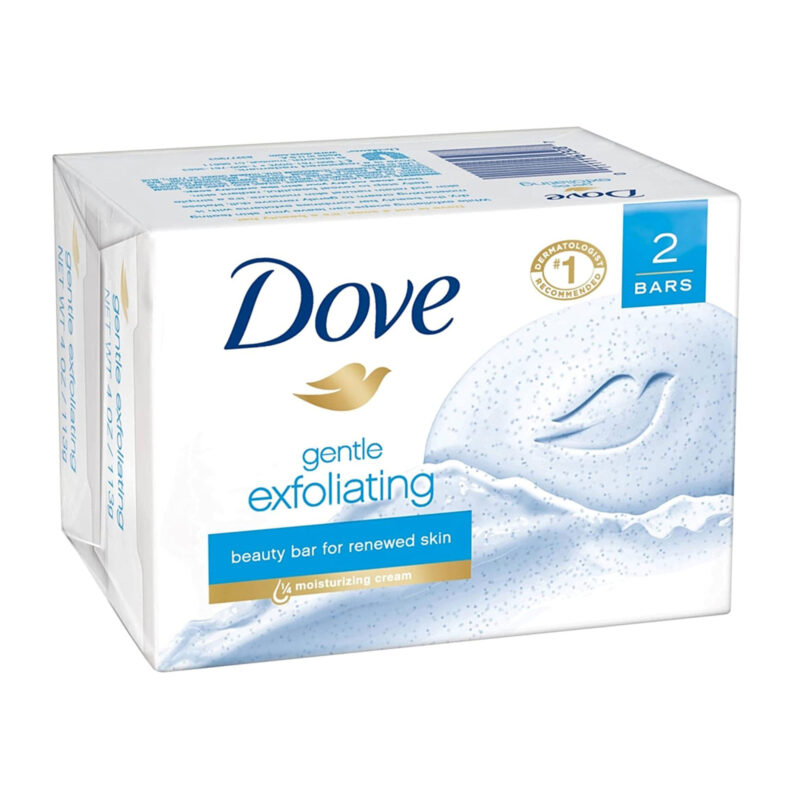 Dove Gentle Exfoliating Beauty Bars, 4.25 oz bars, 2 ea - Image 3