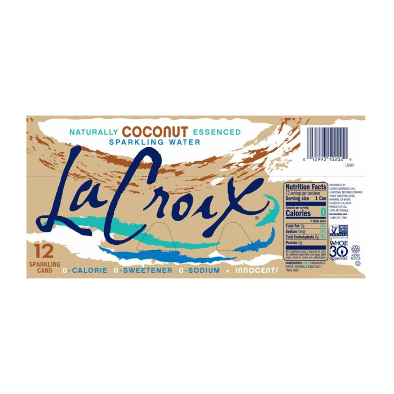 La Croix Sparkling Water Coconut 12 pk - 12 Fl Oz - Image 2