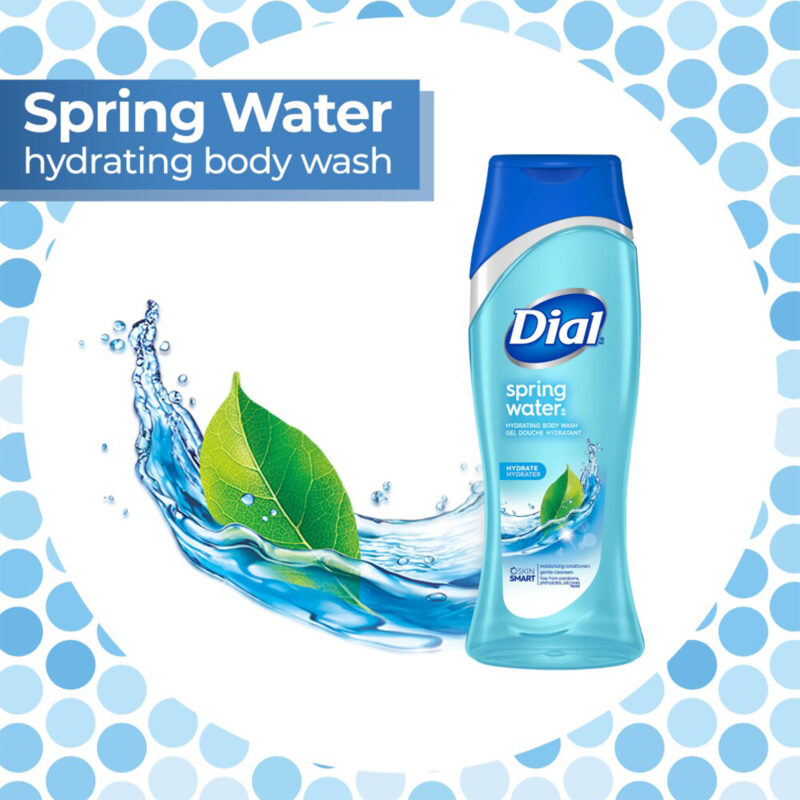 Dial Body Wash, Spring Water, Hydrating, 16 fl oz (473 ml) - Image 3