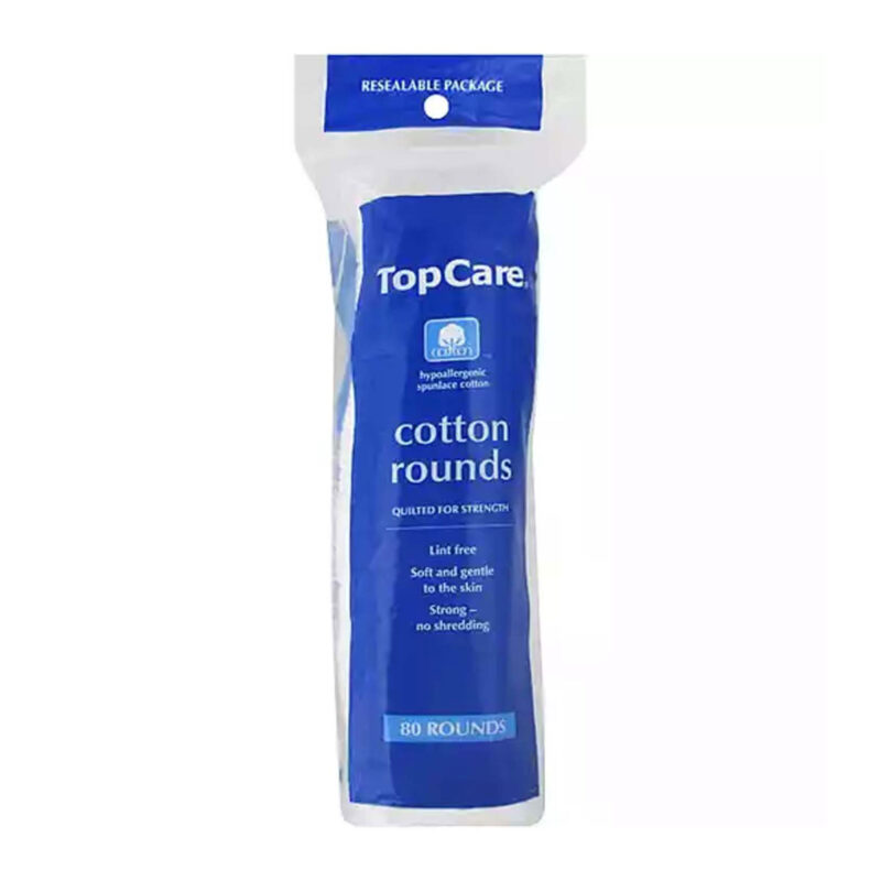 Top Care Cotton Rounds - 80 Ct - Image 3