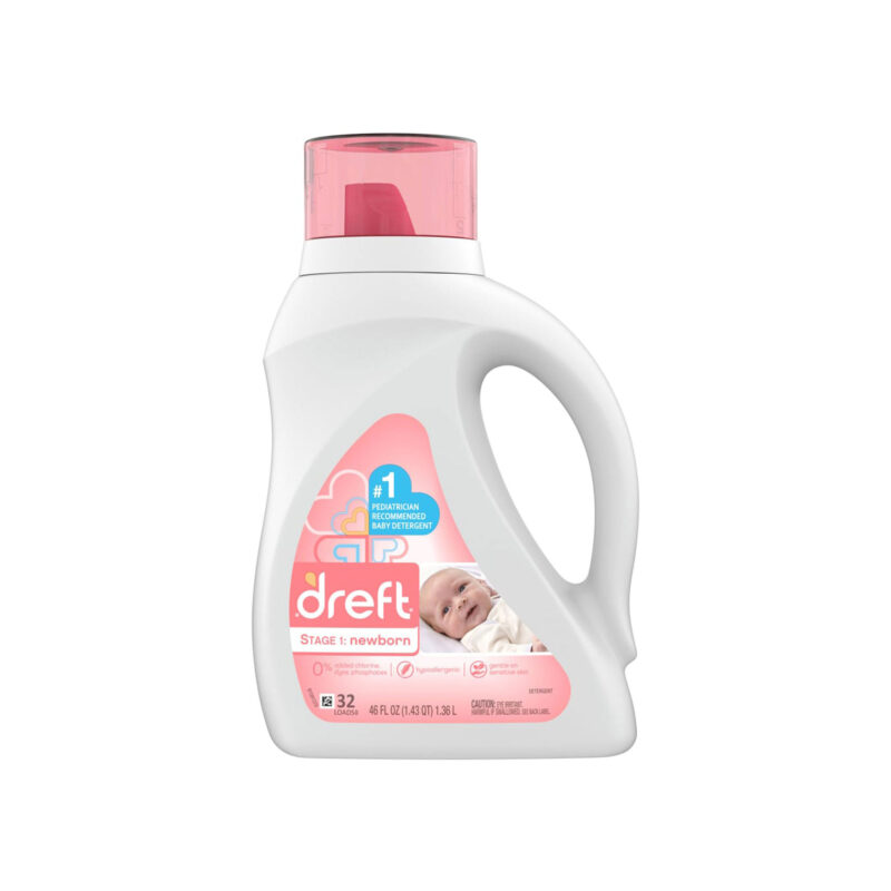 Dreft Stage 1: Newborn Liquid Laundry Detergent, 46 Fl Oz - Image 5