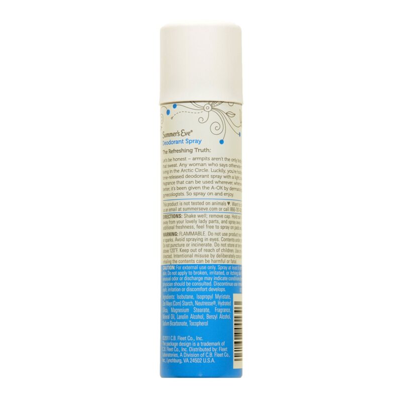 Summer's Eve Feminine Deodorant Spray, Baby Powder - 2 Oz - Image 2