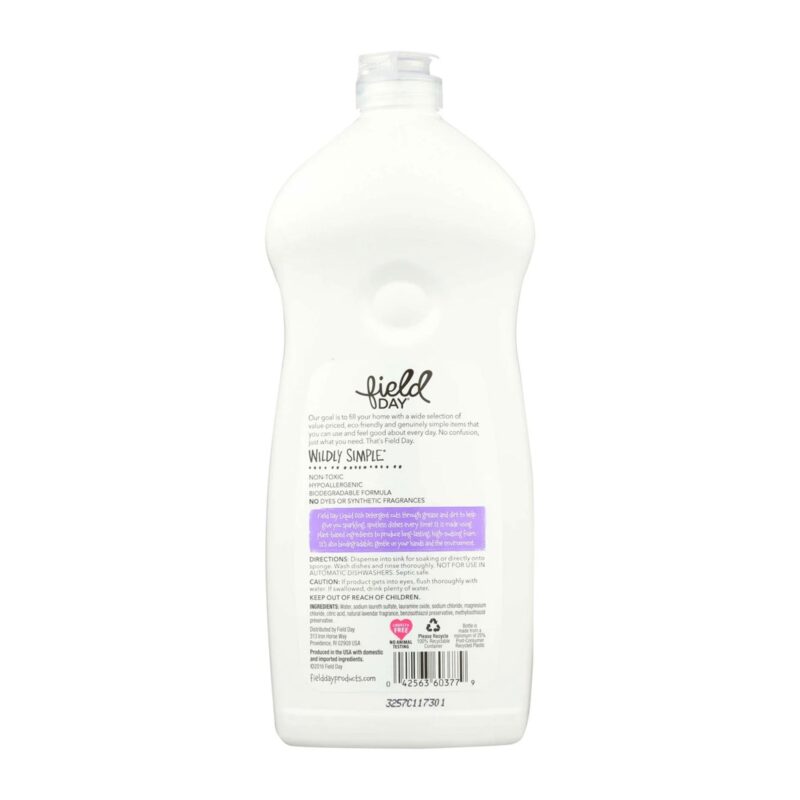 Field Day Lavender Liquid Dish Detergent, 25 Fl Oz - Image 2