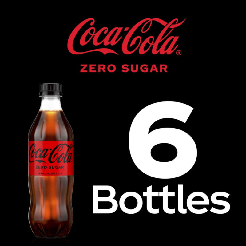 Coca-Cola Zero Sugar, 6pk/16.9 Fl Oz Bottles - Image 4
