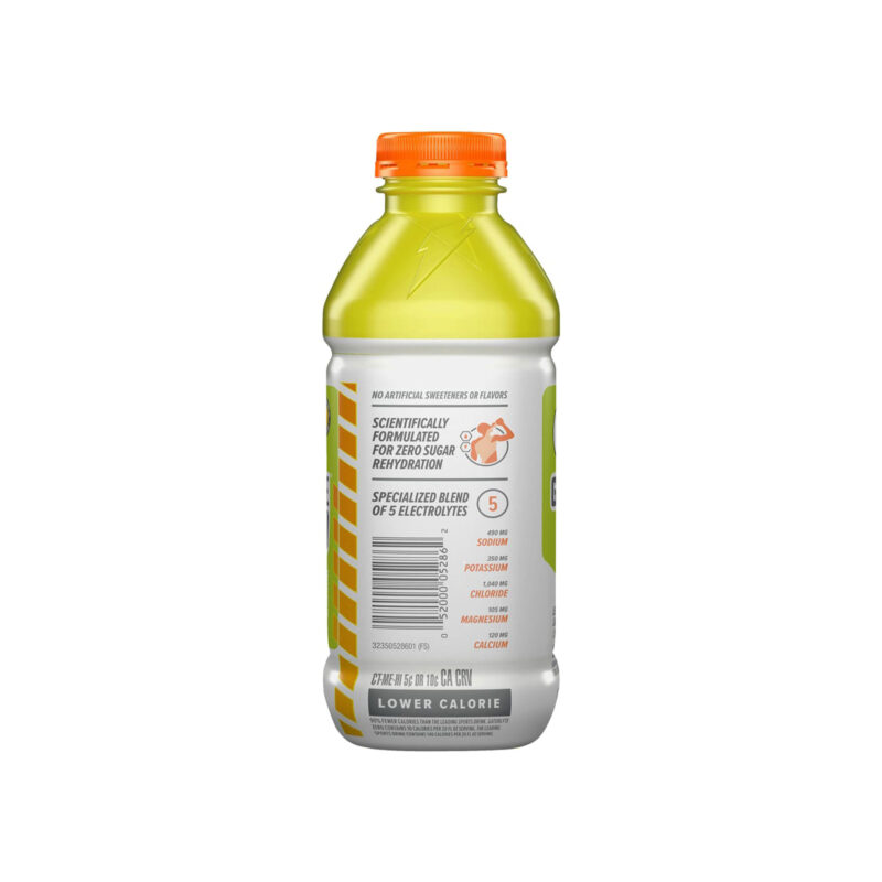 Gatorade Gatorlyte Zero Lemon Lime Sports Drink, 20 Fl Oz - Image 2