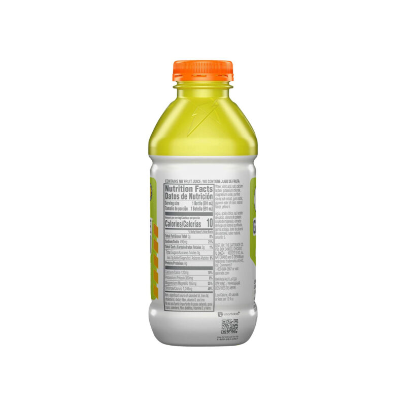 Gatorade Gatorlyte Zero Lemon Lime Sports Drink, 20 Fl Oz - Image 3