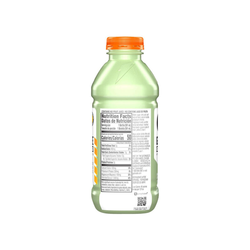 Gatorade Gatorlyte Rapid Rehydration Electrolyte Beverage, Lime Cucumber, 20 Fl Oz - Image 3