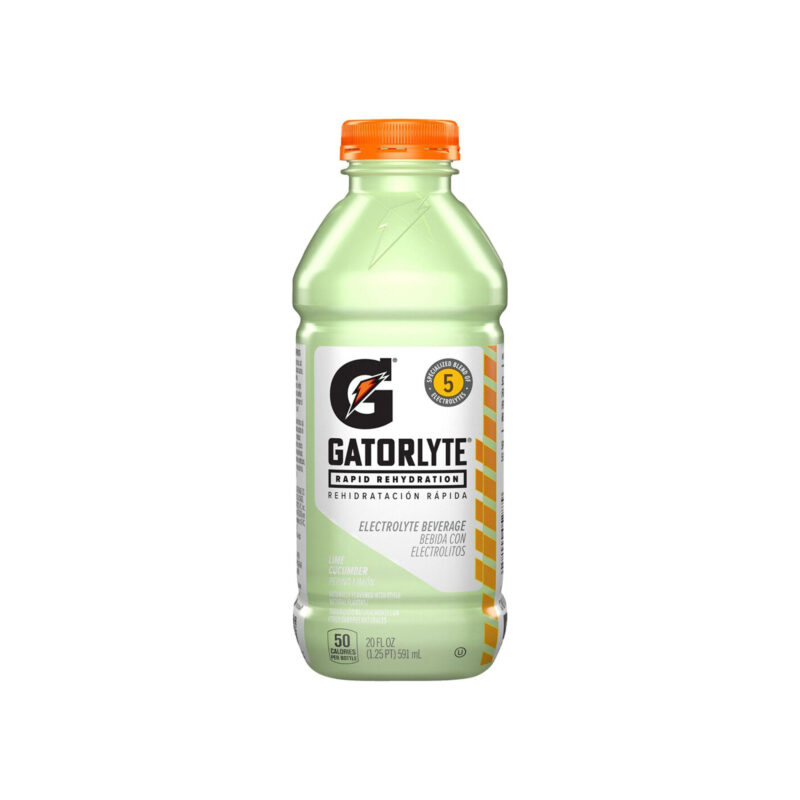 Gatorade Gatorlyte Rapid Rehydration Electrolyte Beverage, Lime Cucumber, 20 Fl Oz - Image 4