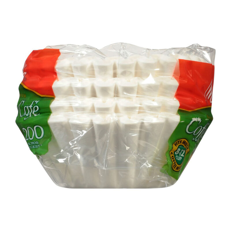 Melitta 8-12 Cup Basket Coffee Filters Paper White, 200 Count - Image 2