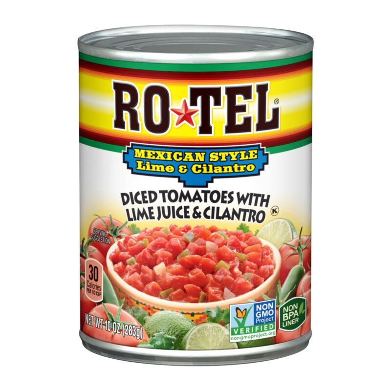 Rotel Mexican Festival Diced Tomatoes with Lime Juice & Cilantro, 10 Oz - Image 6