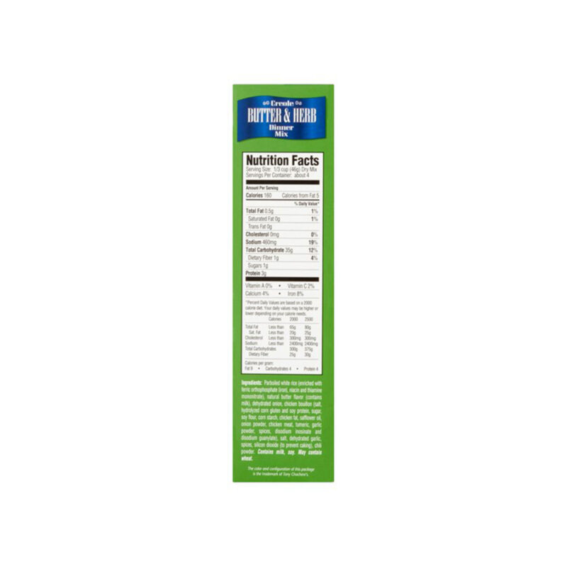 Tony Chachere's Flavored Butter and Herb Rice Mix, 7 Oz - Image 2